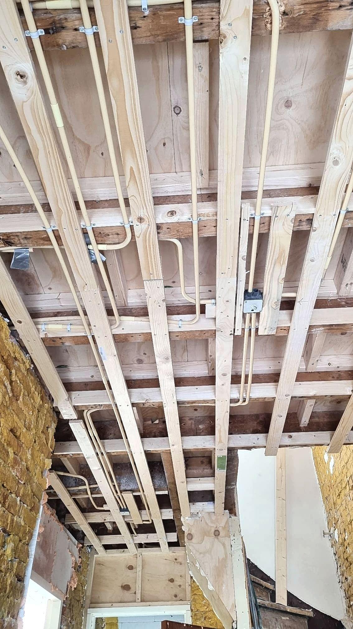 Elektrabedrading vernieuwd tijdens een renovatie