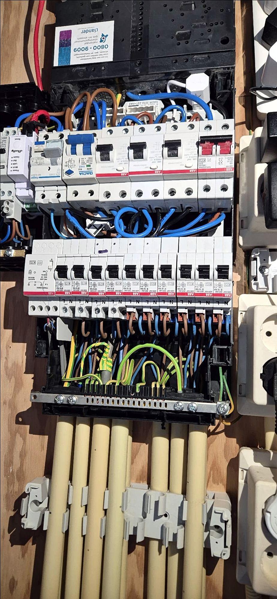 Renovatie van een elektra installatie